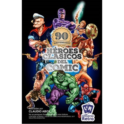 Universo retro Héroes clásicos del cómic
